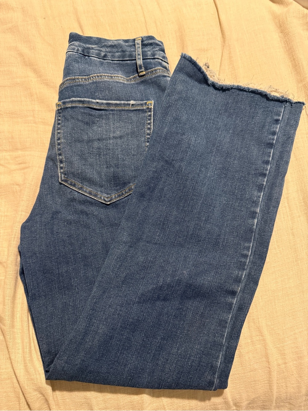 Express Women's Blue Wide Leg Jeans